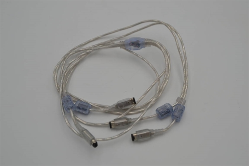 Gameboy Link Cable - 4 Player - Clear grey (B Grade) (Genbrug)